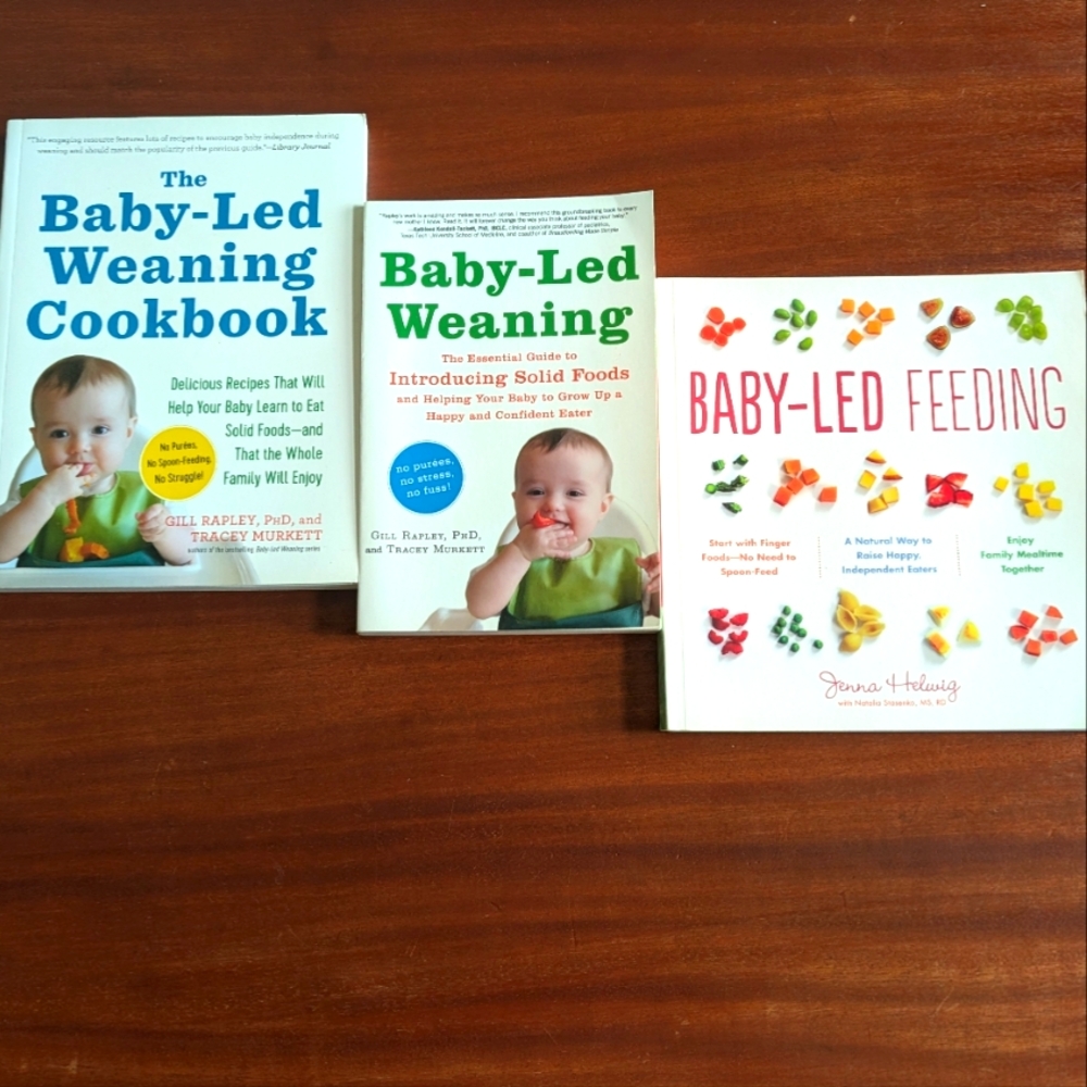Box#19   🔥 5 For $35 🔥 Three Baby-Led Weaning Books